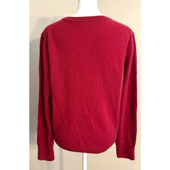 NAADAM Original 100% Cashmere Pullover Crewneck Sweater Holidays Size M - Picture 5 of 6